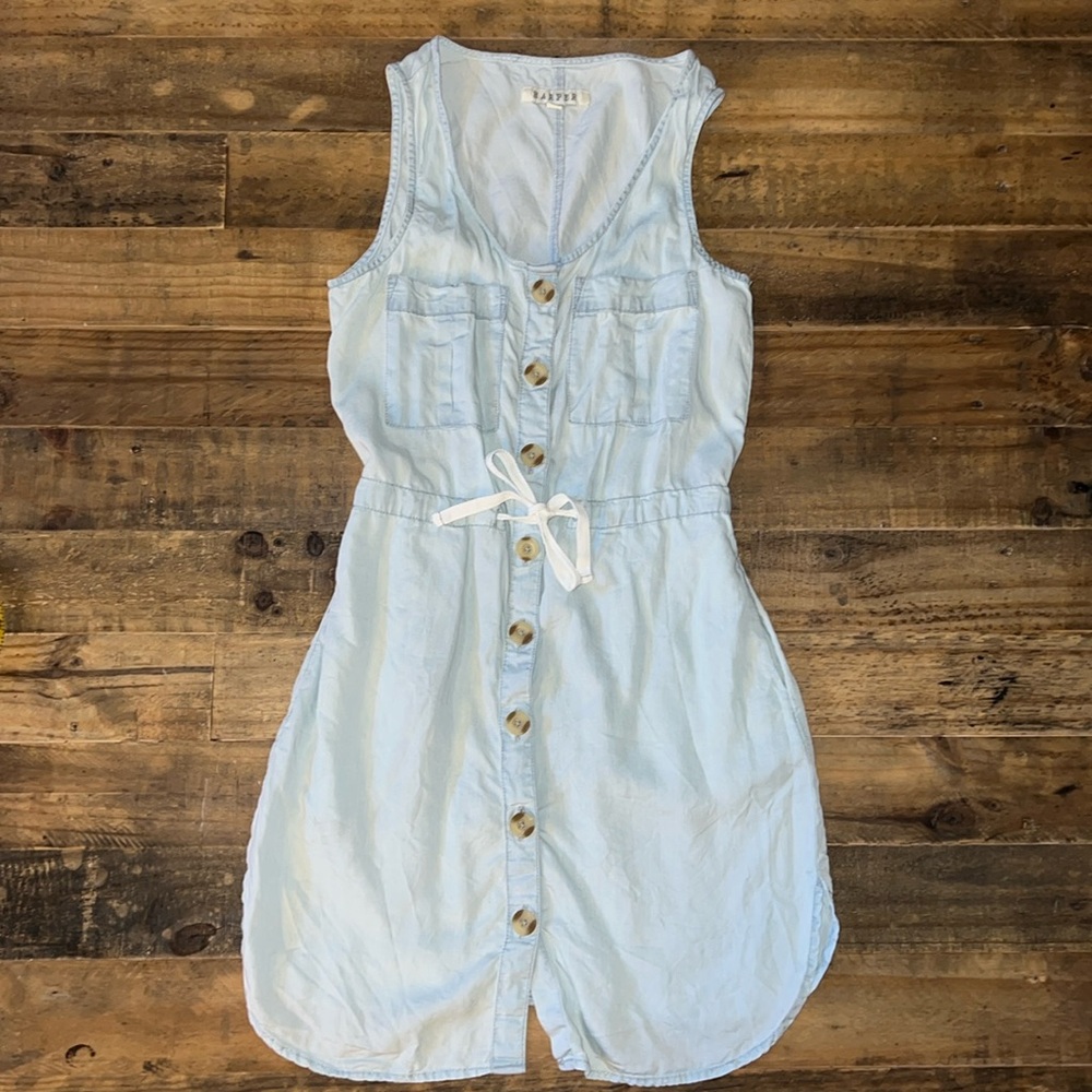 Lightweight denim dress